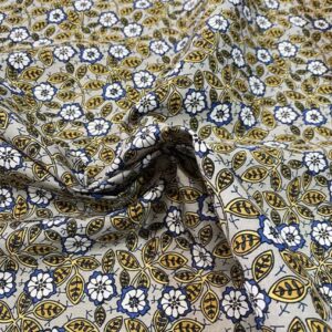 Algodón 100% estampado flores retro