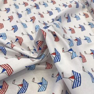 Algodón barco de papel