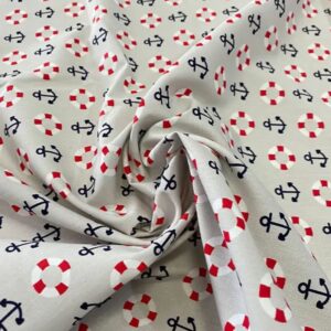 Algodón detalle anclas