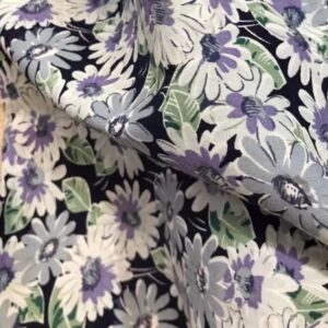 Algodón flores margaritas