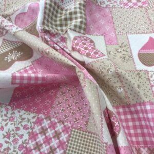 Algodón infantil corazones