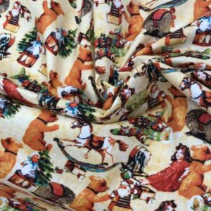 Algodón Navidad regalos y Papá Noel