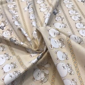 Algodón osito marrón