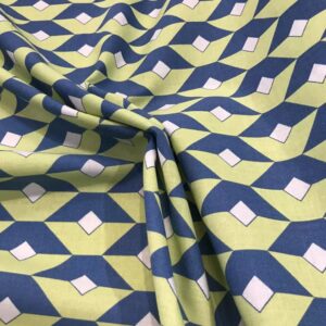 Algodón trama rombos