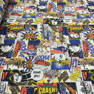 Loneta estampado cómic