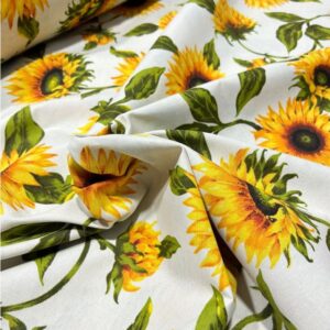 Loneta estampado girasoles