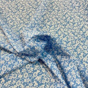 Algodón detalle flores pequeñas