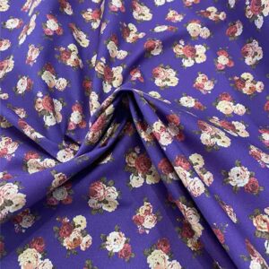 Algodón 100% estampado flores pequeñas